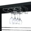 Prescott Rectangular Home Wine Table Black High Gloss - COA-100165