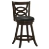 Calecita Wood Swivel Counter Stool Cappuccino (Set of 2) - COA-101929