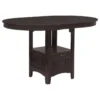 Lavon 5-piece Oval Counter Height Dining Set Espresso - COA-102888-S5