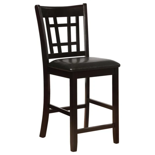 Lavon 5-piece Oval Counter Height Dining Set Espresso - COA-102888-S5