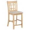 106628-S5_09-7055214 Lavon 5-piece Oval Counter Height Dining Set Light Oak - COA-106628-S5