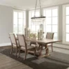 110291-S5_01-7055533 Brockway 5-piece Extension Leaf Dining Set Barley Brown - COA-110291-S5