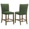 Paxton Upholstered Counter Height Dining Chair Green (Set of 2) - COA-122179GRN