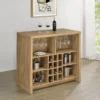 Topanga Engineered Wood Freestanding Home Bar Mango - COA-182785