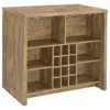 Topanga Engineered Wood Freestanding Home Bar Mango - COA-182785