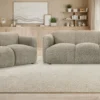Dorset 2-piece Upholstered Round Track Arm Sofa Set Brown - COA-509814-S2