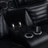 603251PP-S2_13-7047489 Zuma 2-piece Faux Leather Dual Power LED Sofa Set Black - COA-603251PP-S2