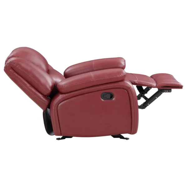 Camila Upholstered Glider Recliner Chair Red - COA-610243