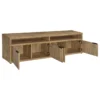 Sentnor 79-inch 4-door Engineered Wood TV Stand Media Console Mango - COA-700933