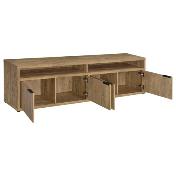 Sentnor 79-inch 4-door Engineered Wood TV Stand Media Console Mango - COA-700933