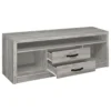 Burke 2-drawer Engineered Wood 59-inch TV Stand Grey Driftwood - COA-701024