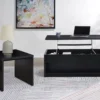 Knapp 2-piece Lift Top Coffee Table Set Black - COA-706228-S2