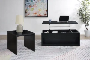 Knapp 2-piece Lift Top Coffee Table Set Black - COA-706228-S2