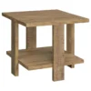 Dawn 2-piece Round Coffee and End Table Set Mango Brown - COA-707718-S2