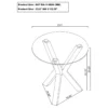 Kenzie 2-piece Round Coffee and End Table Set Chrome - COA-708128-S2