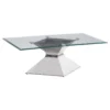 Jenny 2-piece Rectangular Coffee and End Table Set Chrome - COA-710208-S2