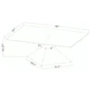Jenny 2-piece Rectangular Coffee and End Table Set Chrome - COA-710208-S2