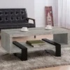 Dinard Engineered Wood Cocktail Coffee Table Grey Driftwood - COA-720878