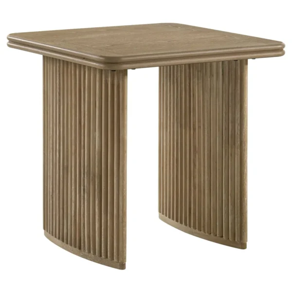 Adina 2-piece Wood Coffee Table Set Distressed Light Brown - COA-722858-S2