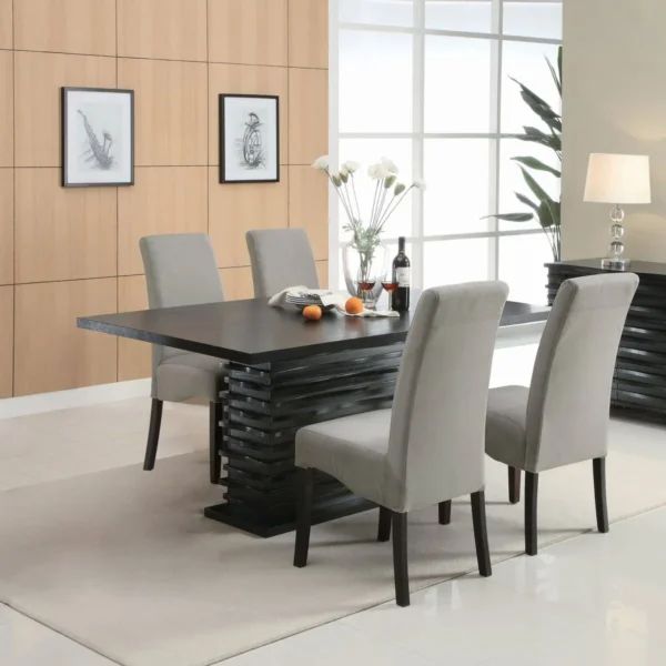 Stanton 5-piece Rectangular Dining Table Set Grey - COA-102061-S5