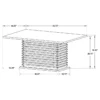 Stanton 5-piece Rectangular Dining Table Set Grey - COA-102061-S5