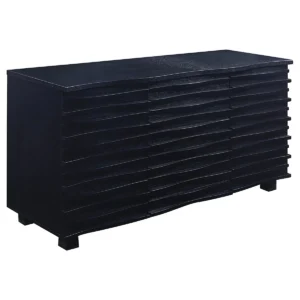 Stanton 3-drawer Sideboard Buffet Storage Cabinet Black - COA-102065