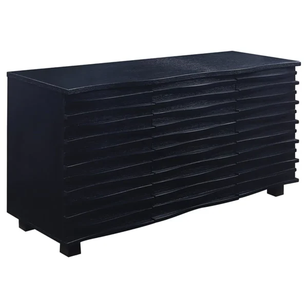 Stanton 3-drawer Sideboard Buffet Storage Cabinet Black - COA-102065