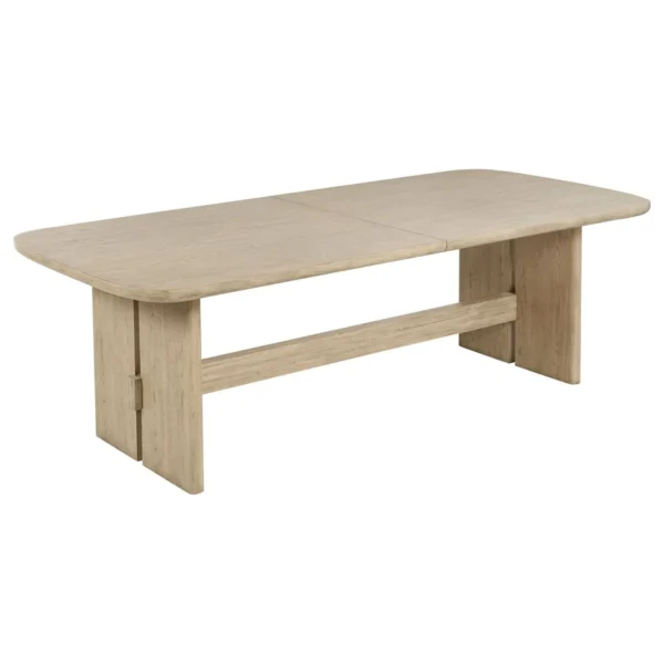 Kailani 7-piece Rectangular Wood Dining Table Set Beige Oak - COA-109381-S7