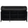 Leandro 2-drawer Dining Sideboard Server Burnished Black - COA-115395