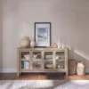 Solano Sliding Door Dining Sideboard Server Weathered Mango - COA-115505