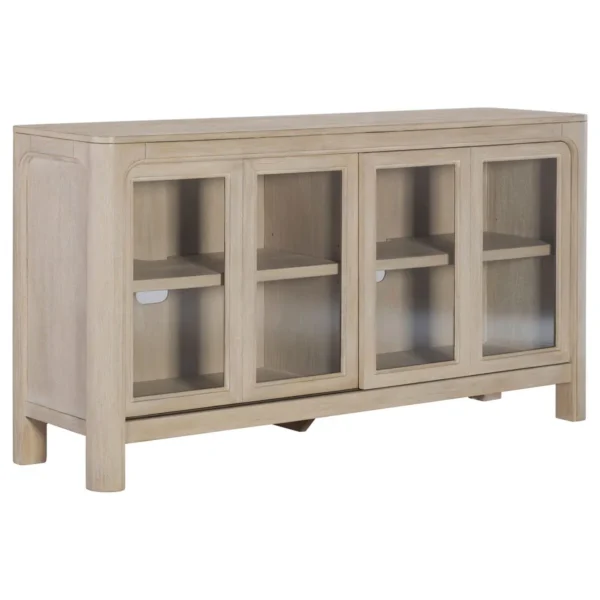 Solano Sliding Door Dining Sideboard Server Weathered Mango - COA-115505