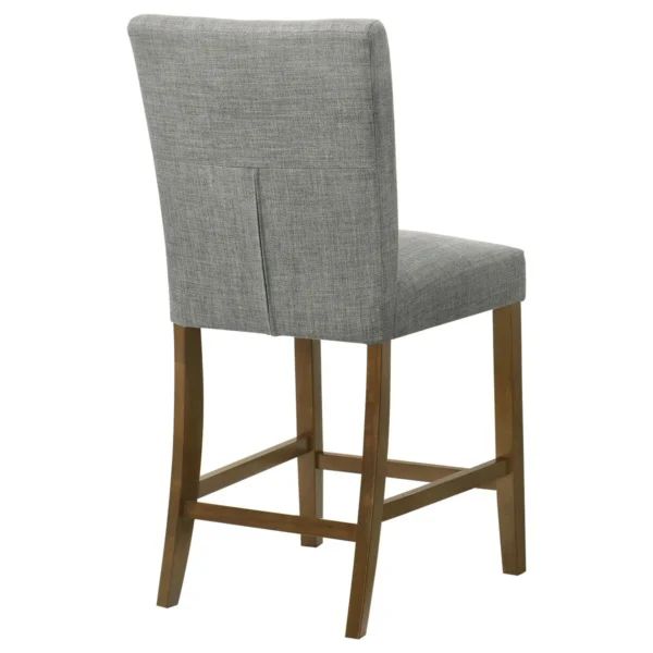 Paxton Upholstered Counter Height Dining Chair Grey (Set of 2) - COA-122179GRY