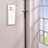 Collier 12 Hook Freestanding Coat Rack Hat Hanger Black - COA-2019