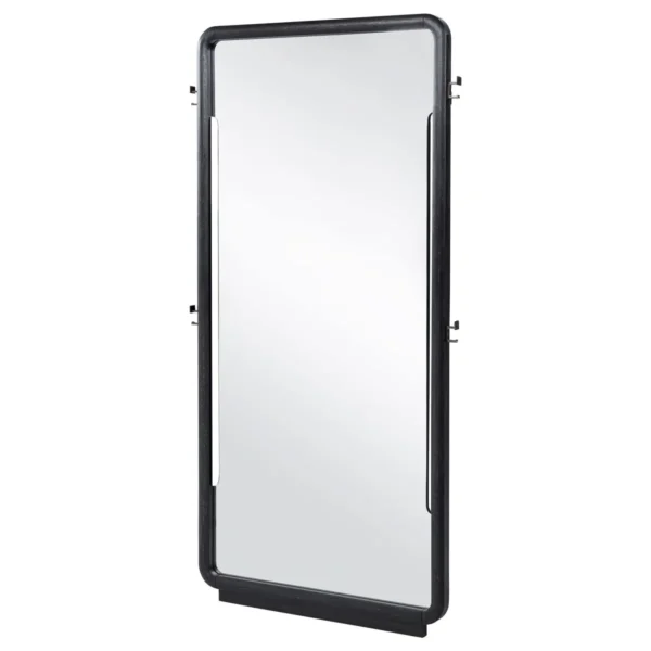 Leandro 76-inch Full Length Floor Mirror Burnished Black - COA-222498
