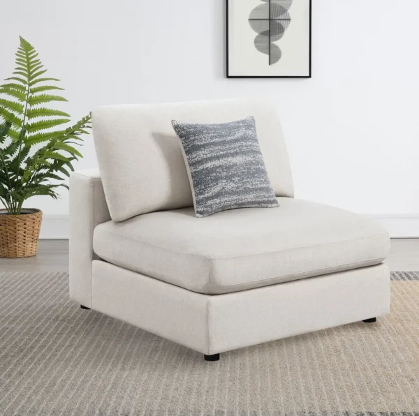Serene 4-piece Upholstered Modular Sectional Sofa Beige - COA-551321