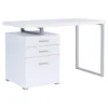 Brennan 47-inch 3-drawer Office Computer Desk White - COA-800325