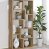 Theo 71-inch 6-shelf Bookshelf Mango - COA-800515