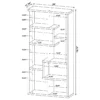 Theo 71-inch 6-shelf Bookshelf Mango - COA-800515