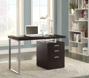 Brennan 47-inch 3-drawer Office Computer Desk Cappuccino - COA-800519