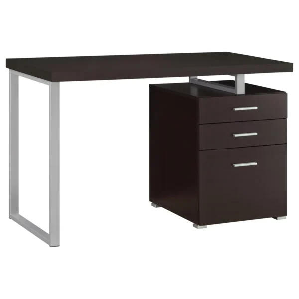 Brennan 47-inch 3-drawer Office Computer Desk Cappuccino - COA-800519