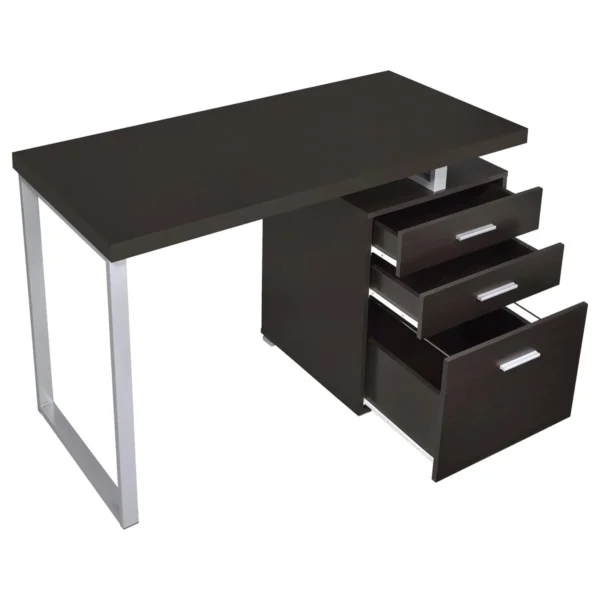 Brennan 47-inch 3-drawer Office Computer Desk Cappuccino - COA-800519