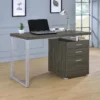 Brennan 47-inch 3-drawer Office Computer Desk Weathered Grey - COA-800520