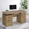 Tracy 55-inch 2-drawer Office Computer Desk Mango - COA-800788