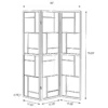 Damis 3-Panel Room Divider Folding Shoji Screen Black - COA-900102