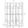 Katerina 3-Panel Room Divider Folding Shoji Screen Cherry - COA-900110