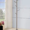 Devlin 6 Hook Freestanding Wood Coat Rack Hat Hanger Grey - COA-900632