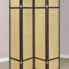 Pearce 4-panel Bamboo Room Divider Folding Screen Natural - COA-961648