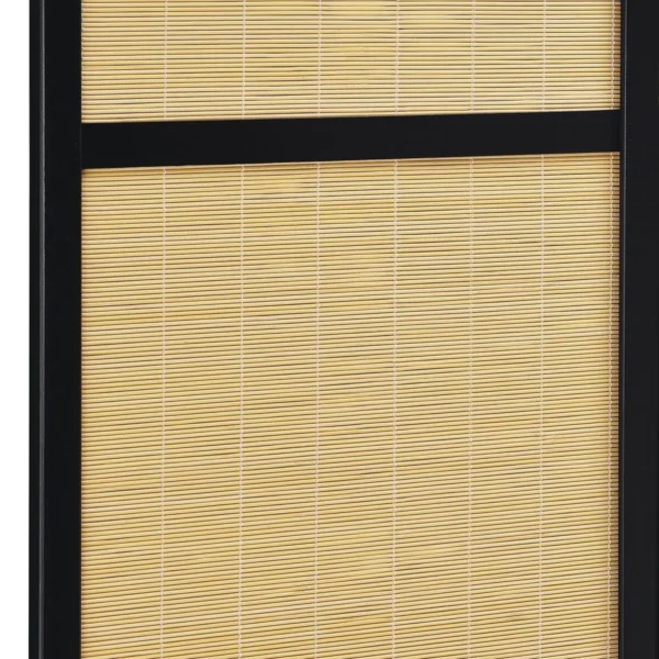 Pearce 4-panel Bamboo Room Divider Folding Screen Natural - COA-961648