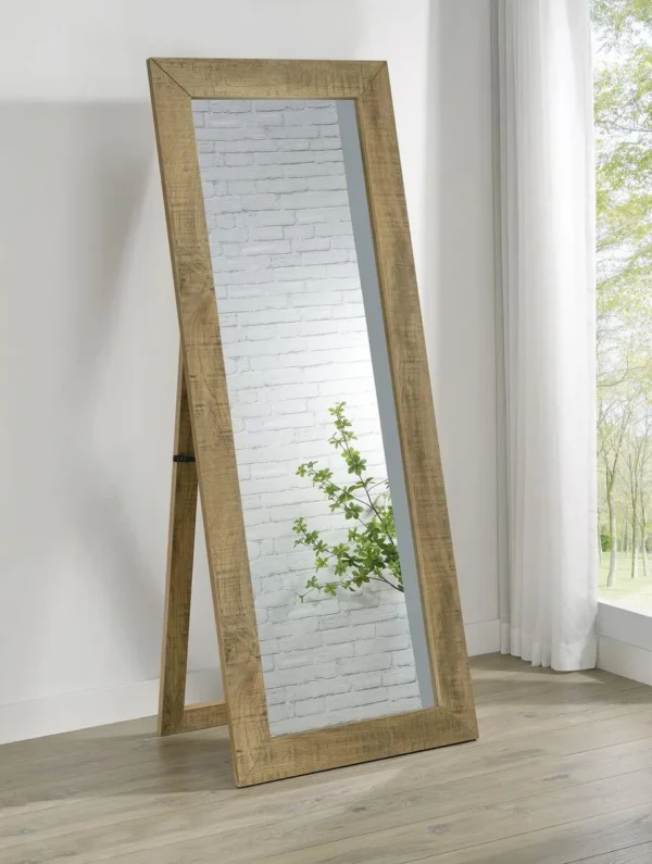 Cadence Tempered Glass Full Length Standing Mirror Mango - COA-961654