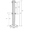 Rikkie Engineered Wood Coat Rack Walnut - COA-983281